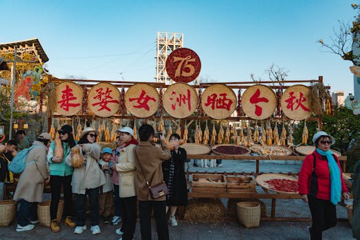 colorful food display for kids