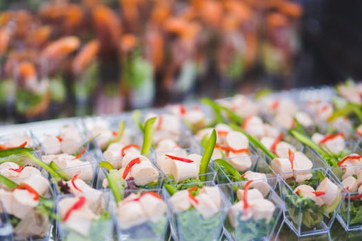 colorful healthy snacks