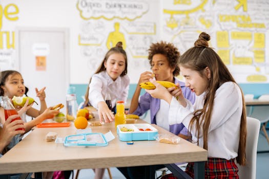 healthy school lunch